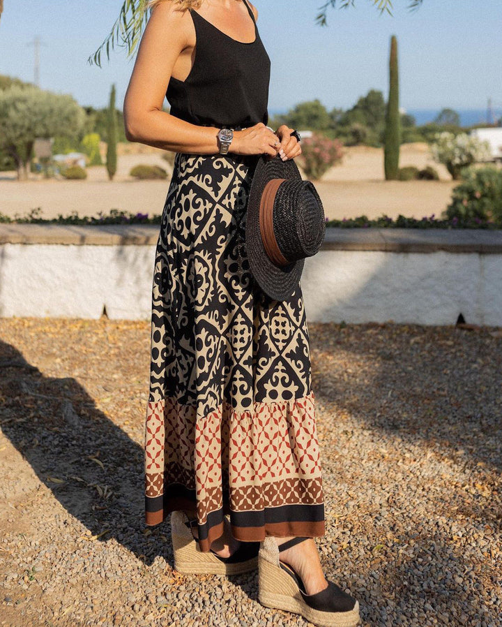 Leona | Boho Maxi Skirt