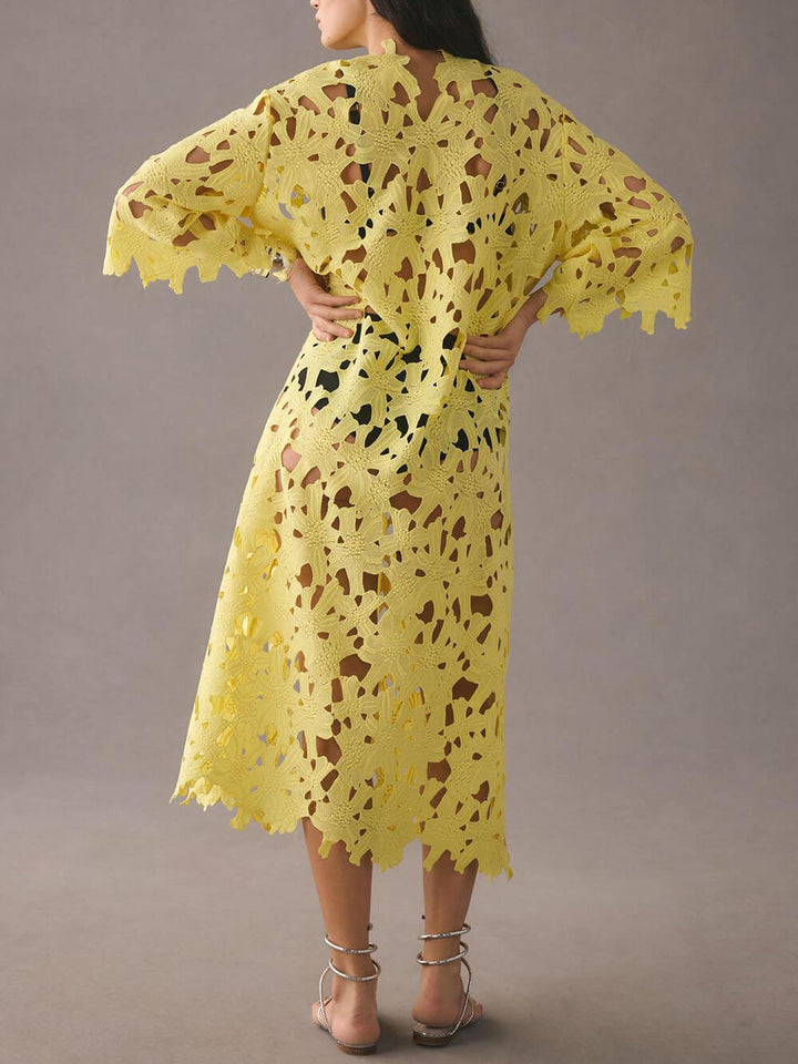 Celine | Romantic Elegant Midi Dress