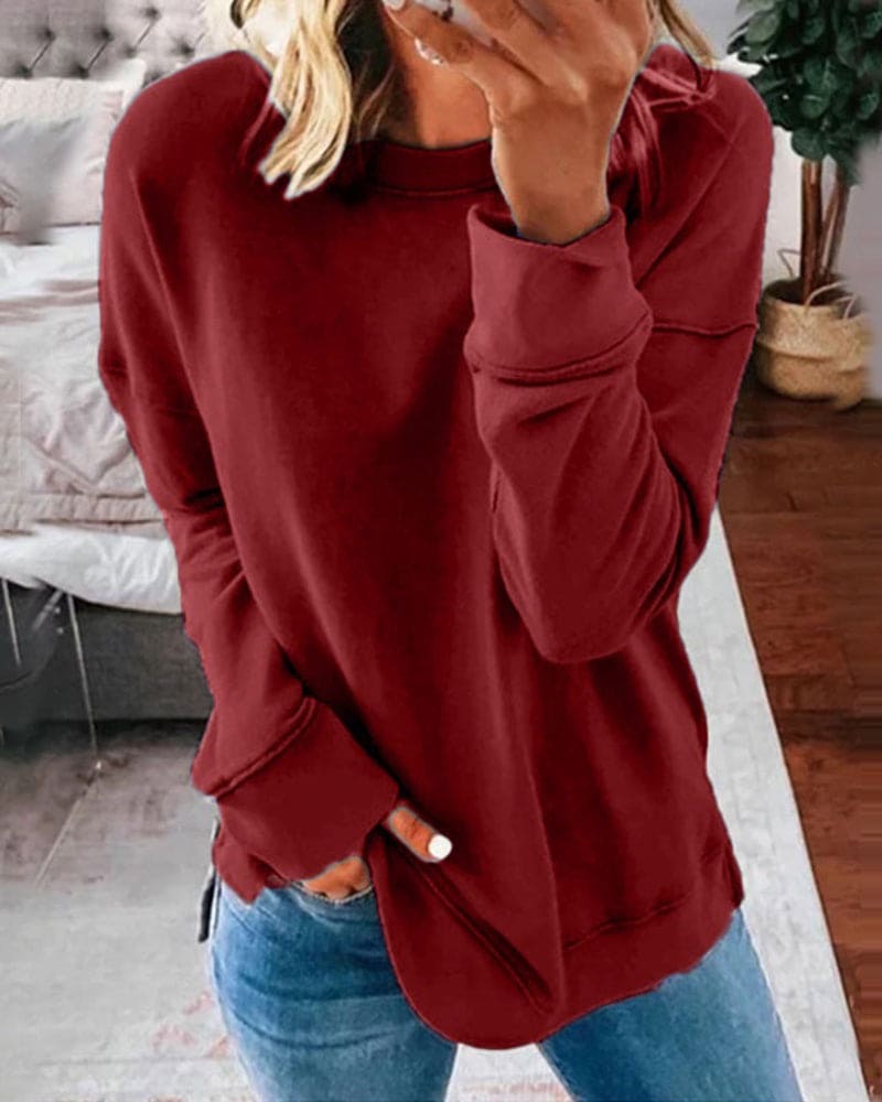 Ella | Women's Casual Crew Neck Sweatshirt