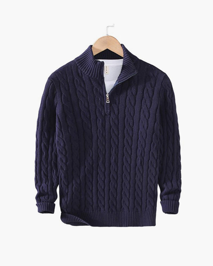 Alpine |  Half Zip Cable Jumper