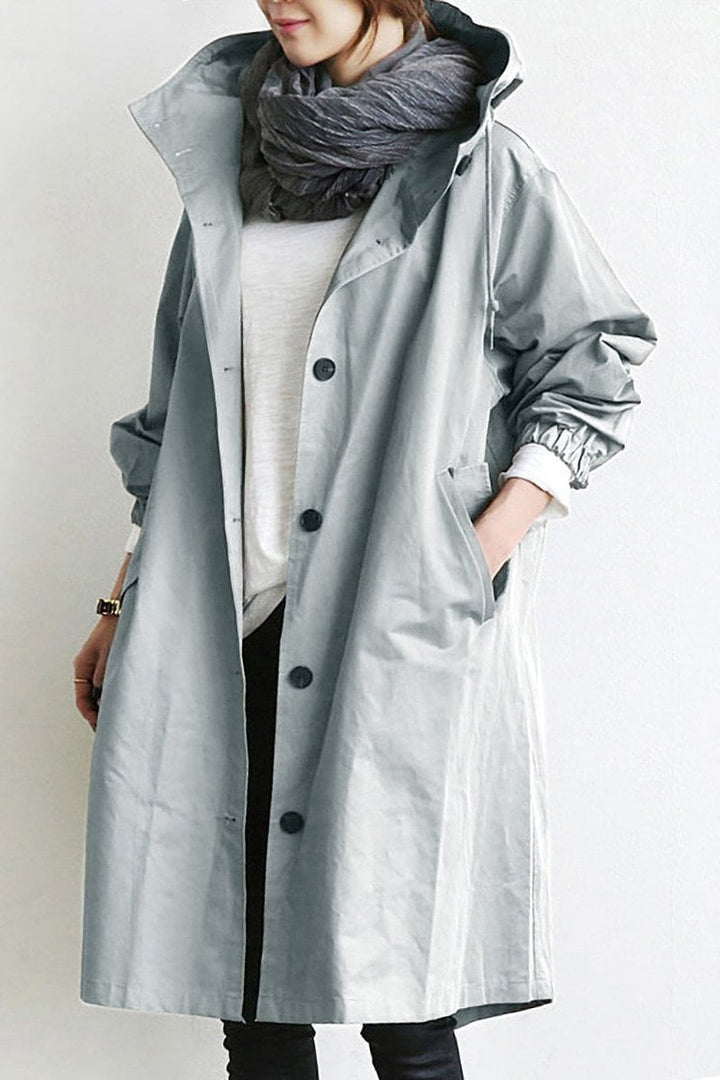 Lorraine | WATERPROOF HOODED TRENCH COAT