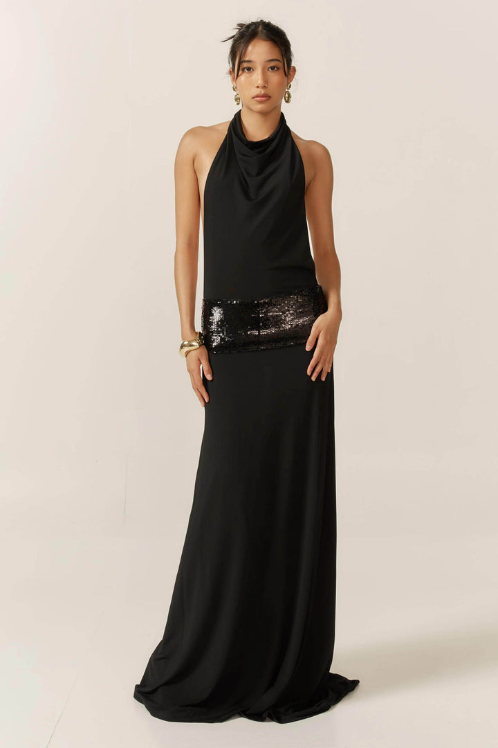 Lorena | Glamorous Backless Maxi Dress