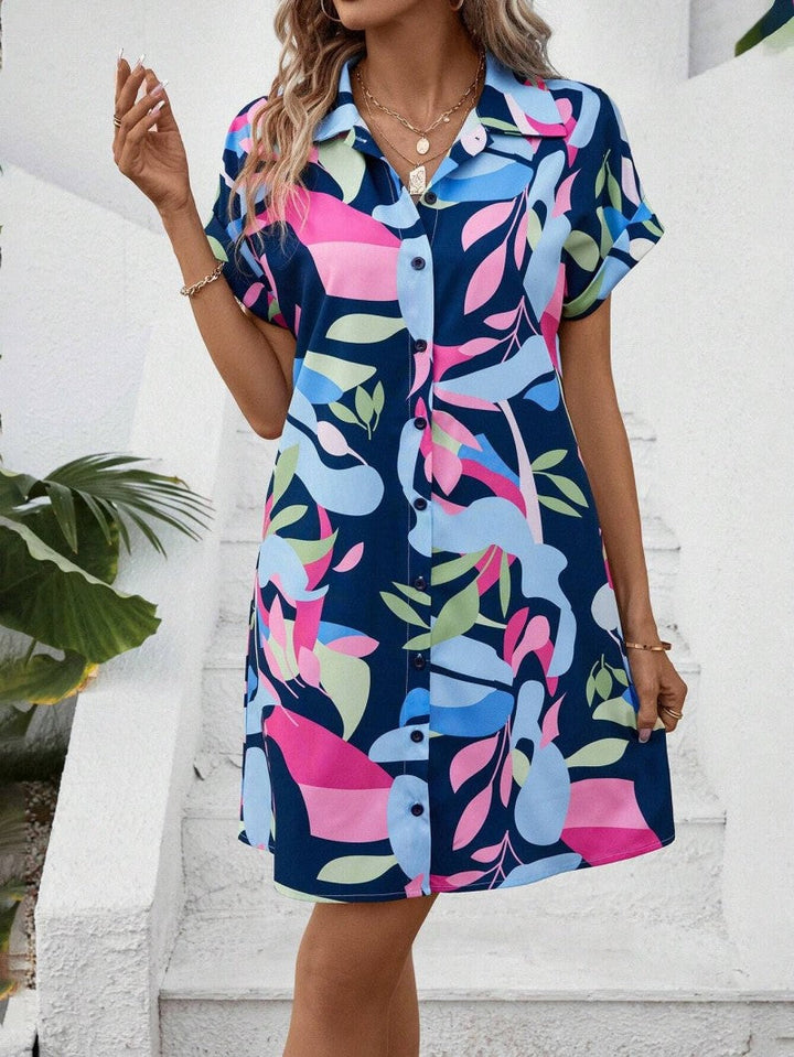 Chloe | Vibrant Shirt Dress