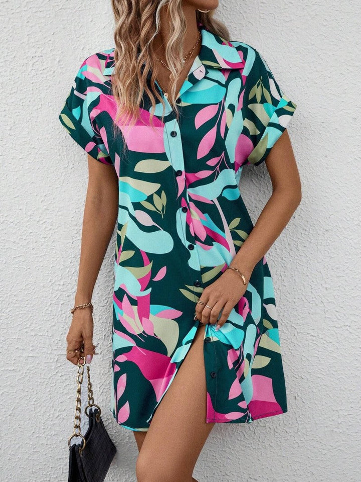 Chloe | Vibrant Shirt Dress