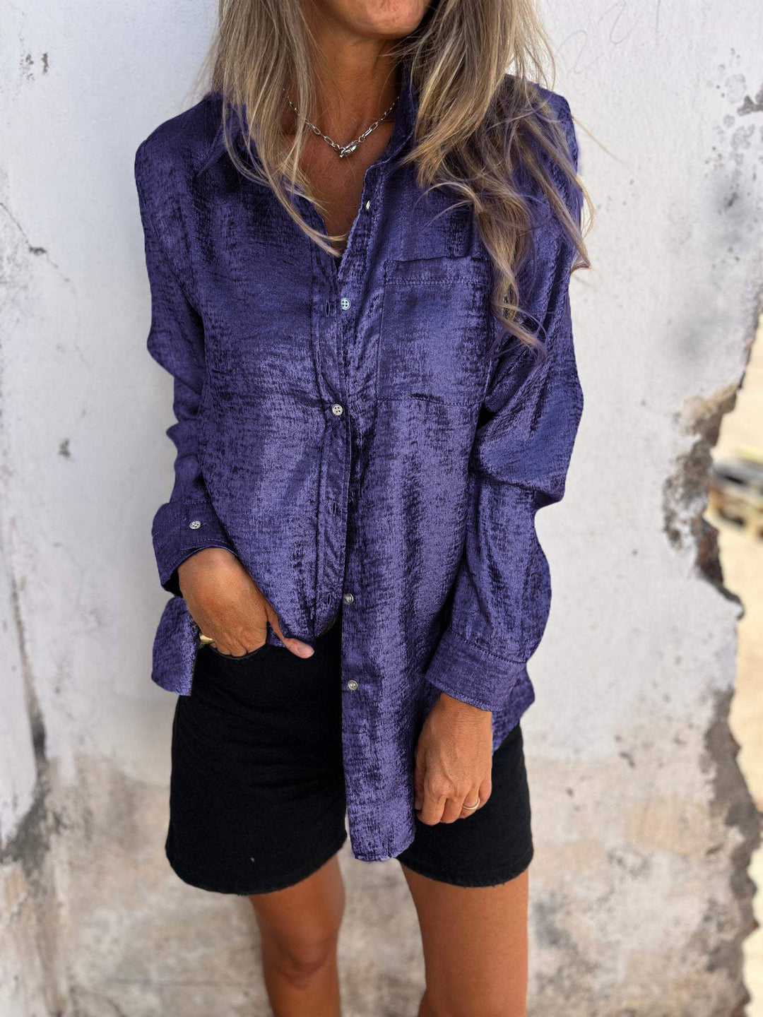 Zella™ - Chic Shimmer Shirt