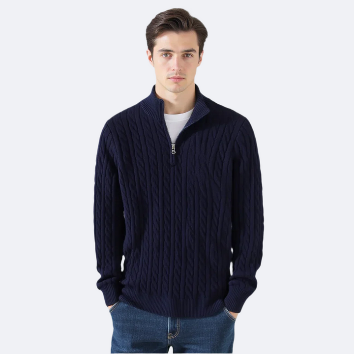 Alpine |  Half Zip Cable Jumper