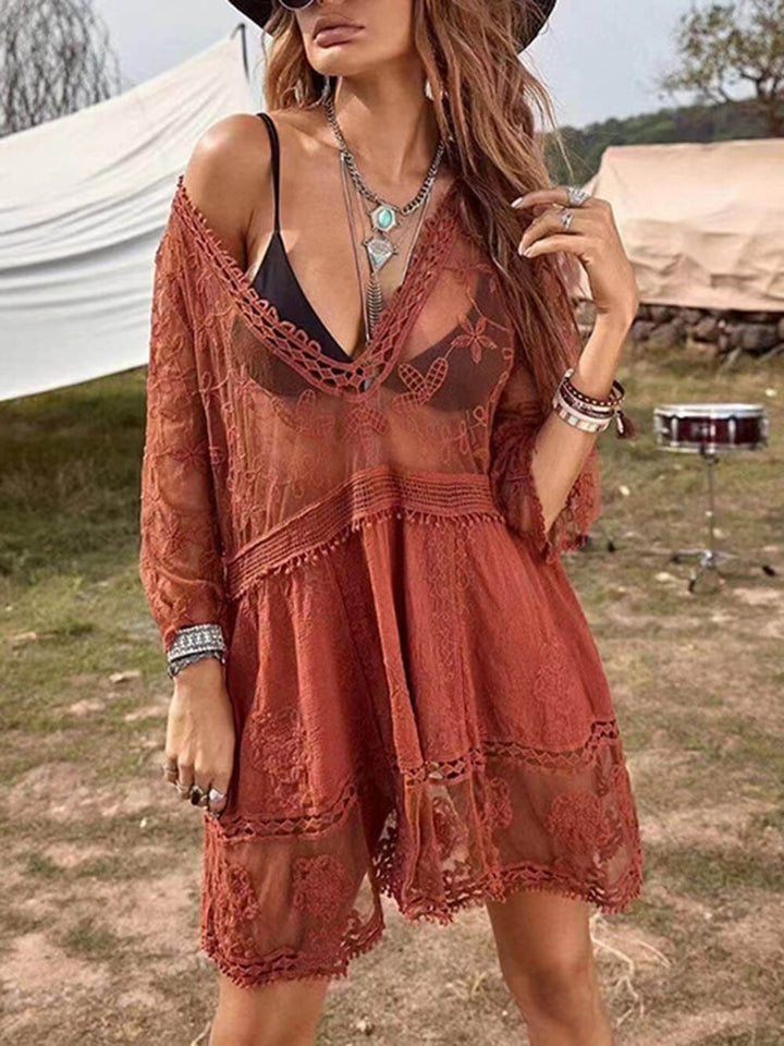 Sienna | Cool Lace Mini Dress