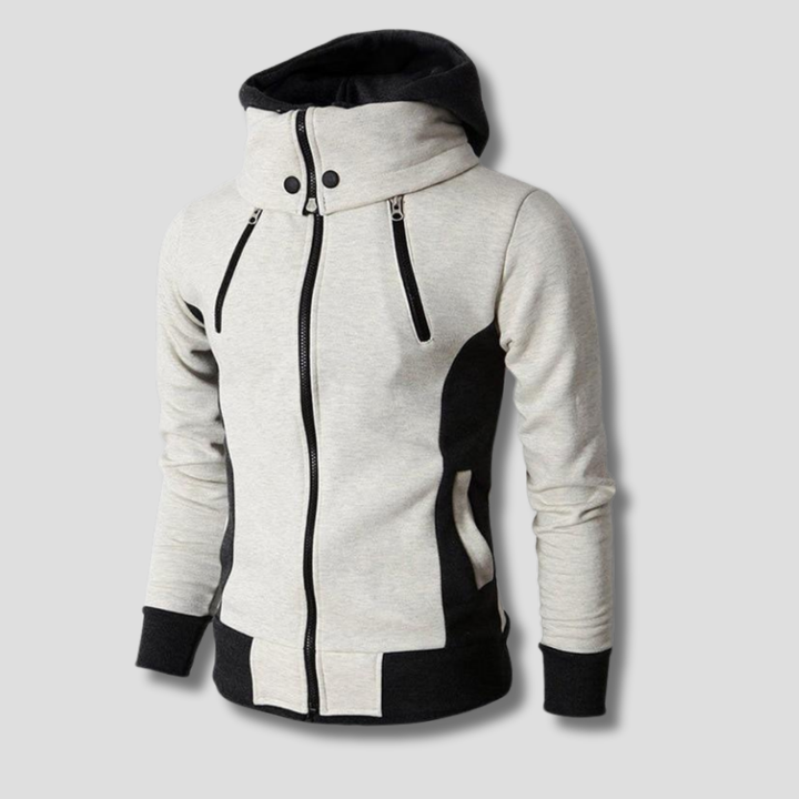 Edserio | Men's Slim Fit Stylish Sporty Hooded Jacket