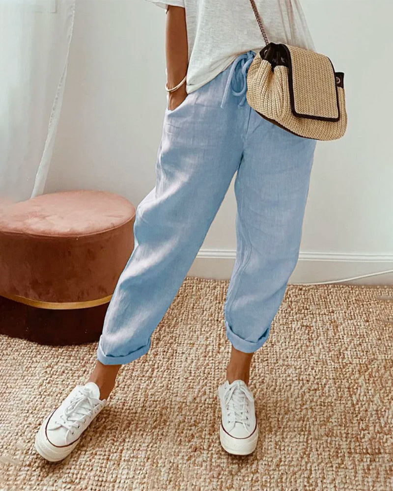 Ivy | Lightweight Ankle Pants