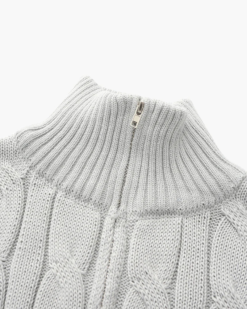 Alpine |  Half Zip Cable Jumper