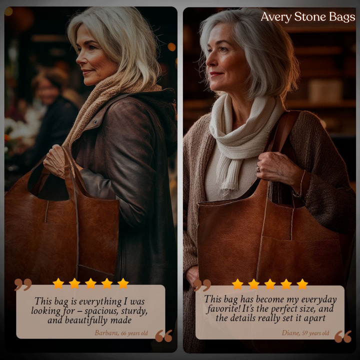 Diana | Vintage Refined Leather Shoulder Bag