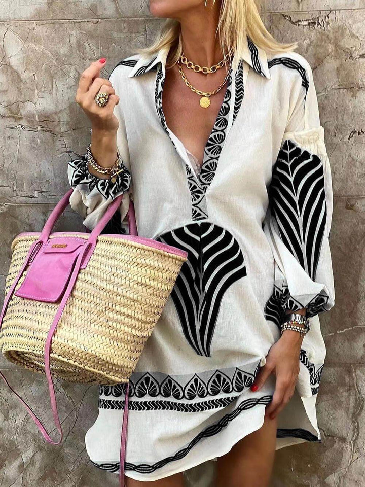 Alora | Chic Printed Mini Dress