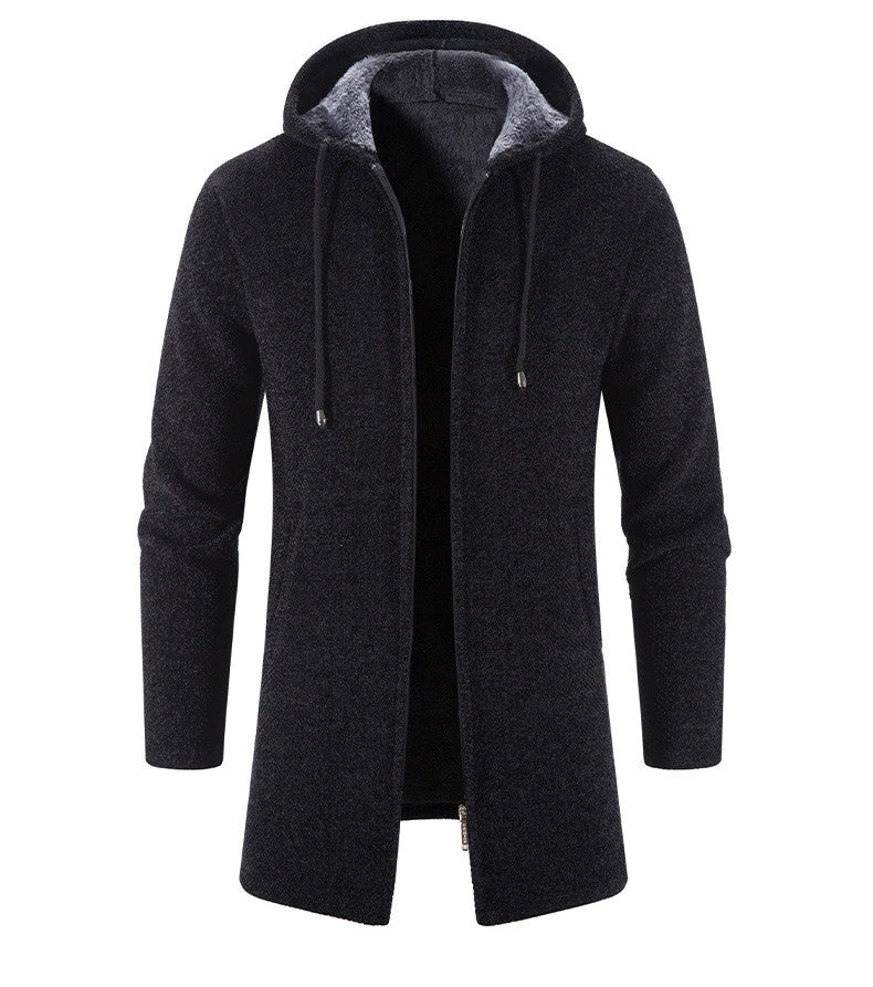 Christo | Men's Casual Long Hooded Jacket