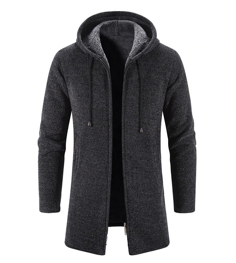 Christo | Men's Casual Long Hooded Jacket