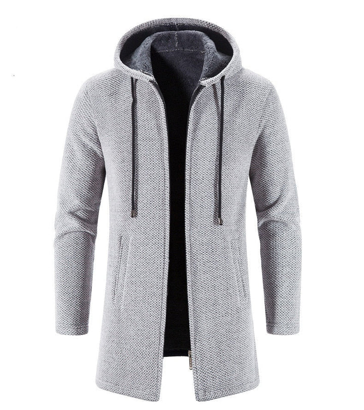 Christo | Men's Casual Long Hooded Jacket