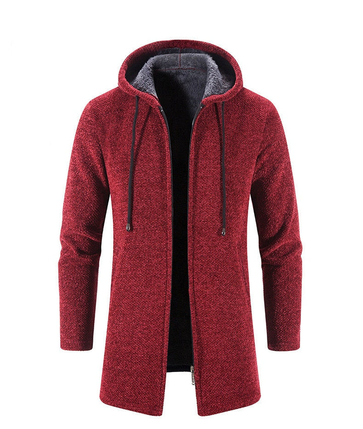 Christo | Men's Casual Long Hooded Jacket