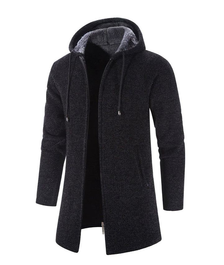 Christo | Men's Casual Long Hooded Jacket