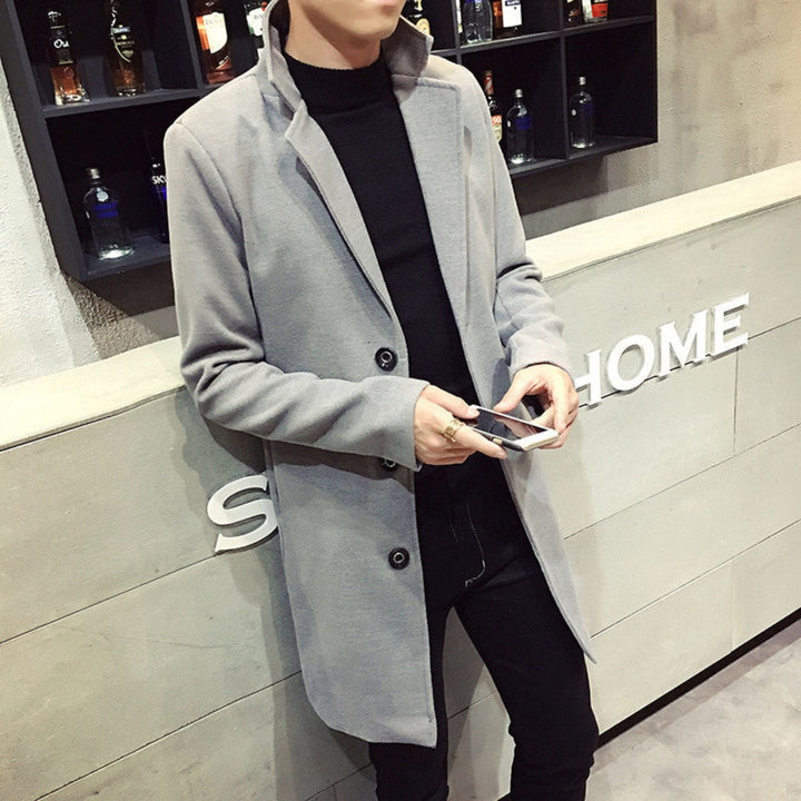 Kiko | Men's Classic Style Long Coat