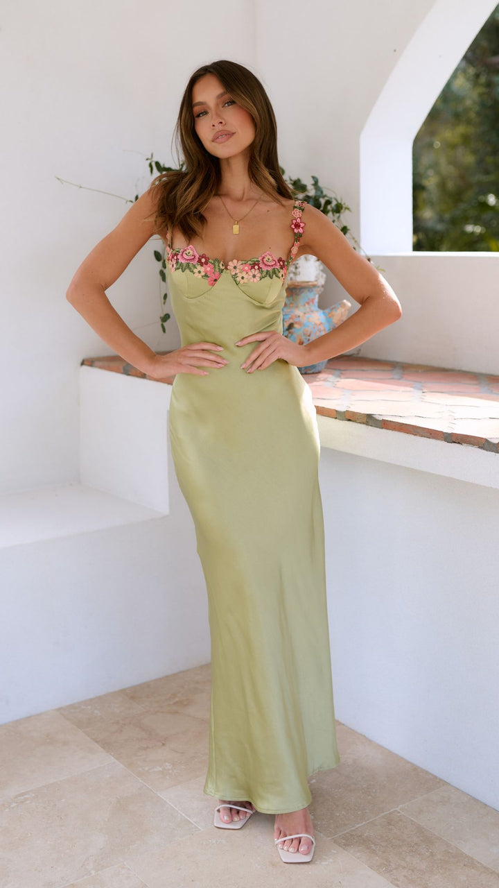 Adriana | Romantic Floral Maxi Dress