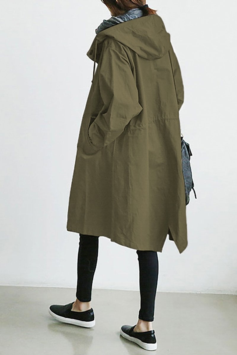 Lorraine | WATERPROOF HOODED TRENCH COAT