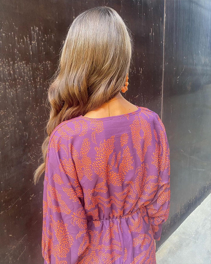 Aria | Vintage Draped Midi Dress