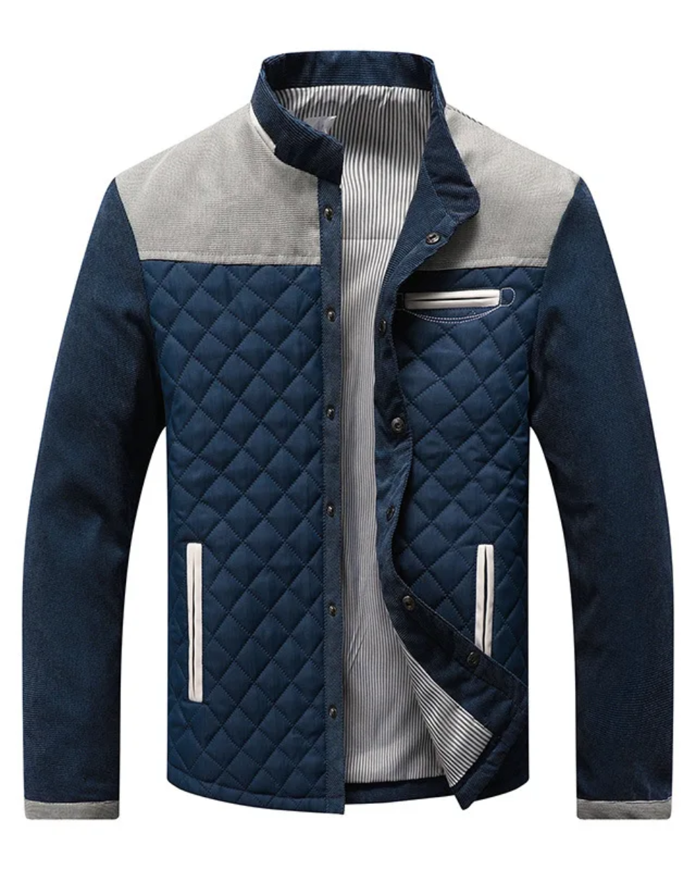 Barnaby | Corduroy Stand Collar Jacket