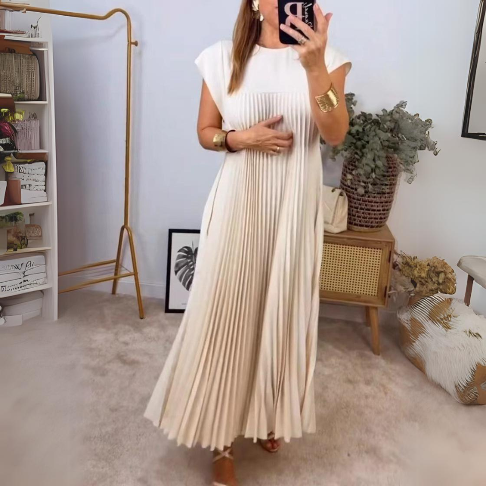 Victoria Grace | Pleated Maxi Dress