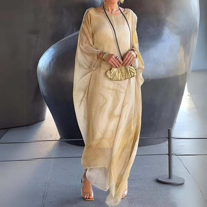 Elina | Radiance Silk Chiffon Dress