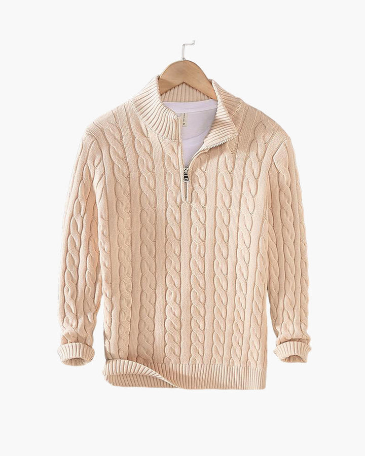 Alpine |  Half Zip Cable Jumper