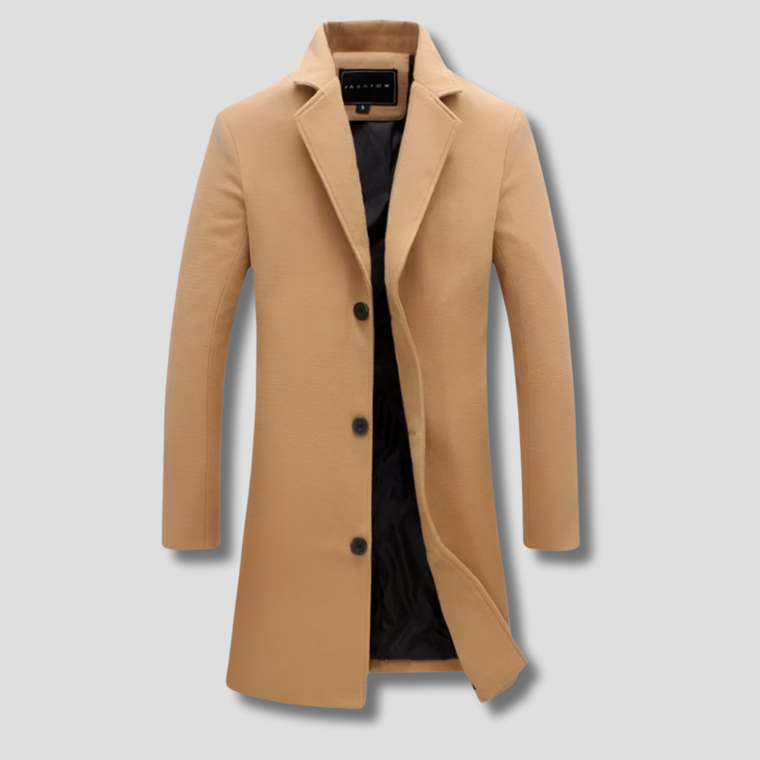 Kiko | Men's Classic Style Long Coat