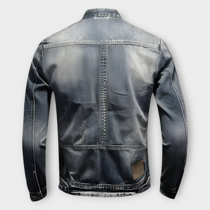 Exekiel | Men’s Zippered Denim Jacket