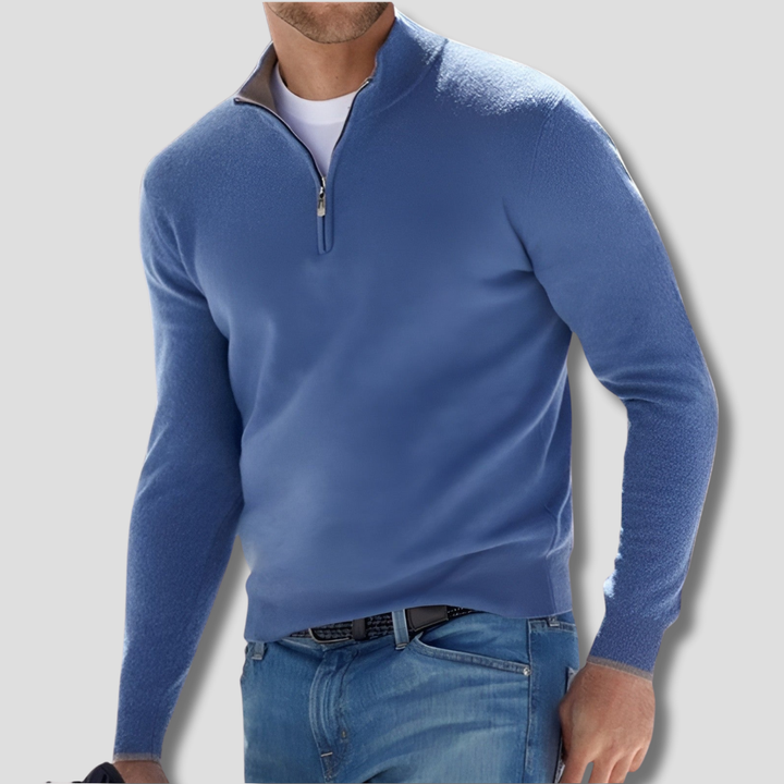 Oliver | Luxe Men's Half-Zip Jumper