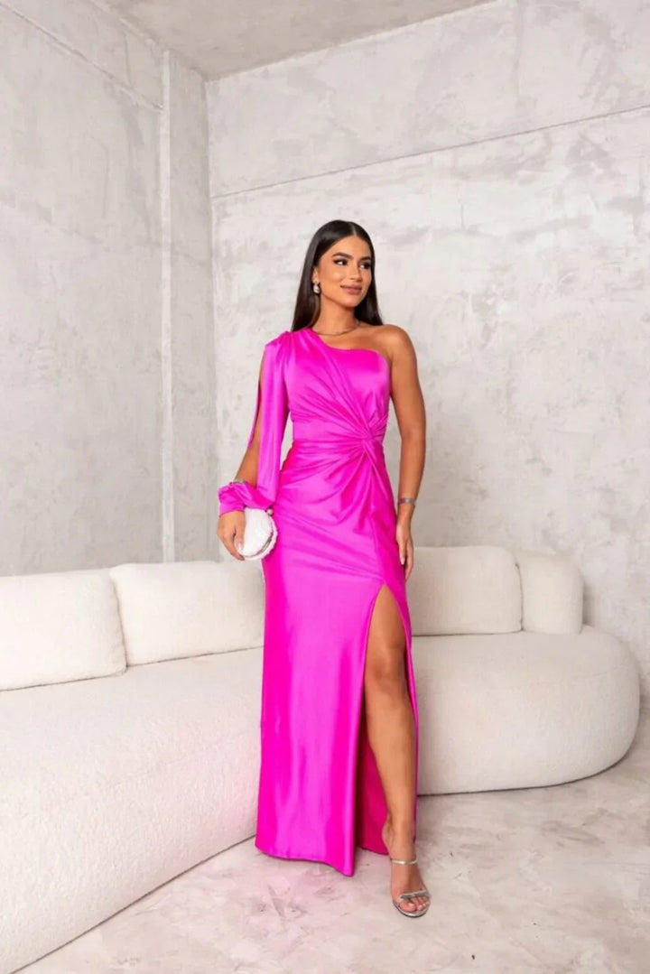 Alia | Elegant Slit Maxi Dress