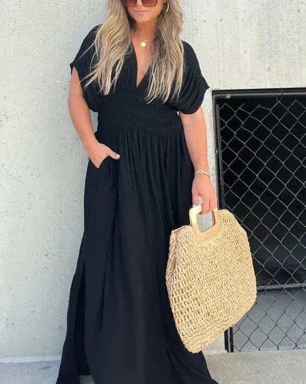 Cynthia | Flowy Elegant Maxi Dress