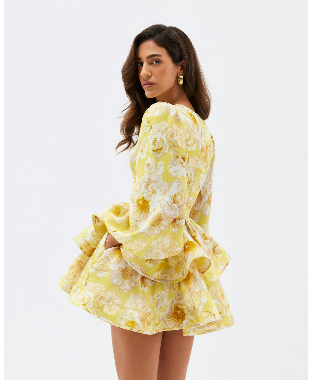 Ivy | Floral Ruffle Mini Dress