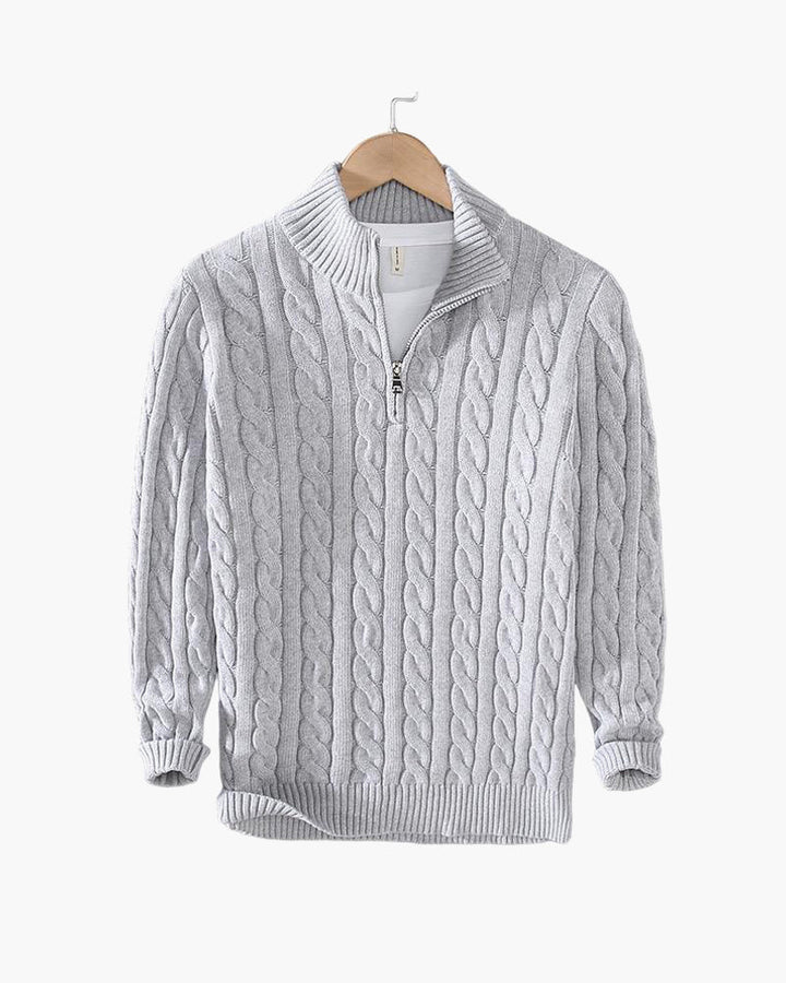 Alpine |  Half Zip Cable Jumper