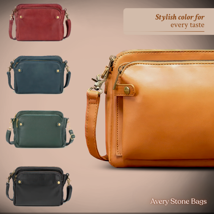 Vivian | Luxe Spacious Leather Shoulder Bag