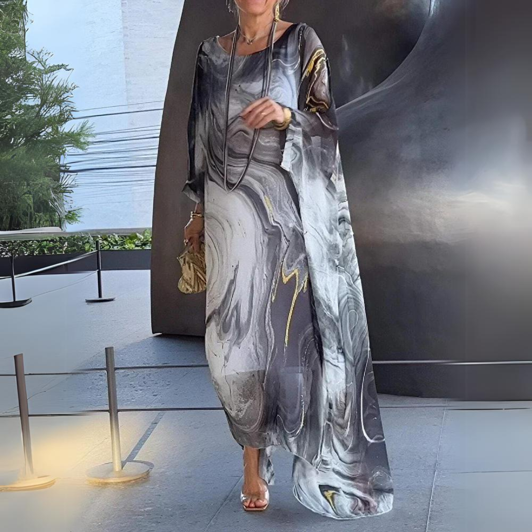 Elina | Radiance Silk Chiffon Dress