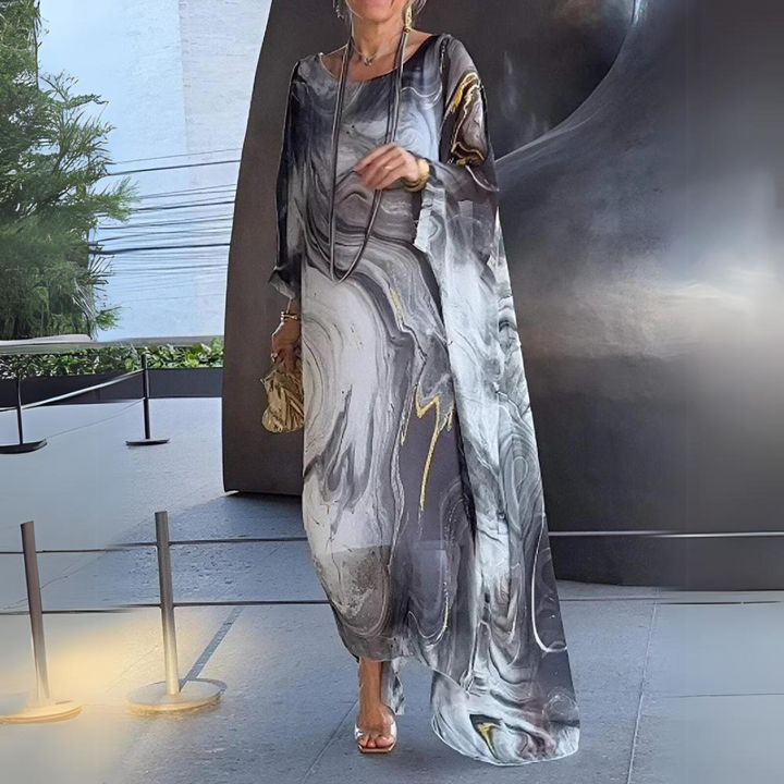 Elina | Radiance Silk Chiffon Dress