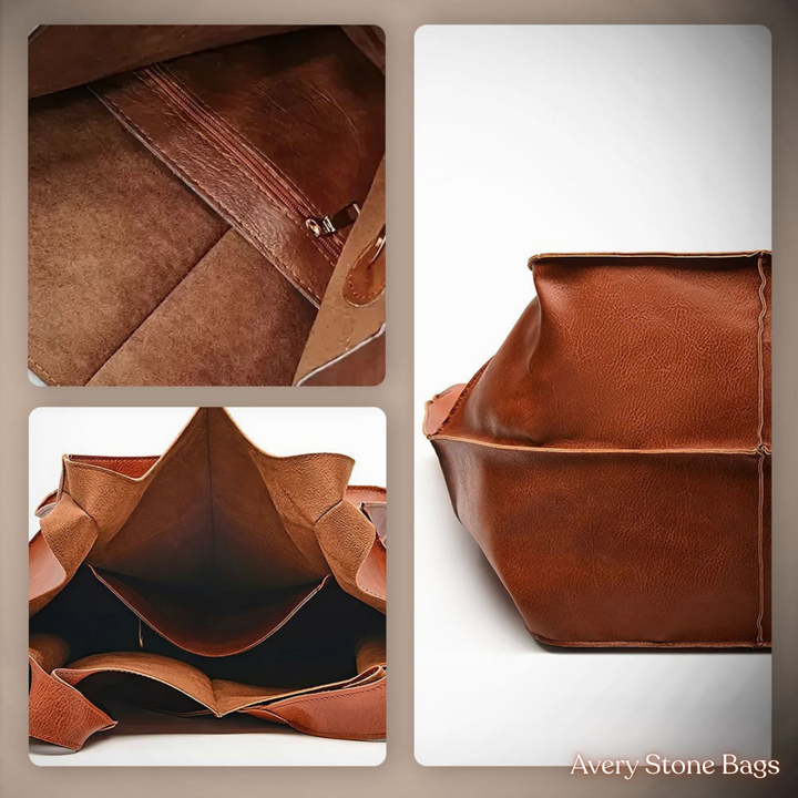 Diana | Vintage Refined Leather Shoulder Bag