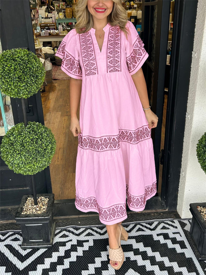 Danna | Airy Boho Midi Dress