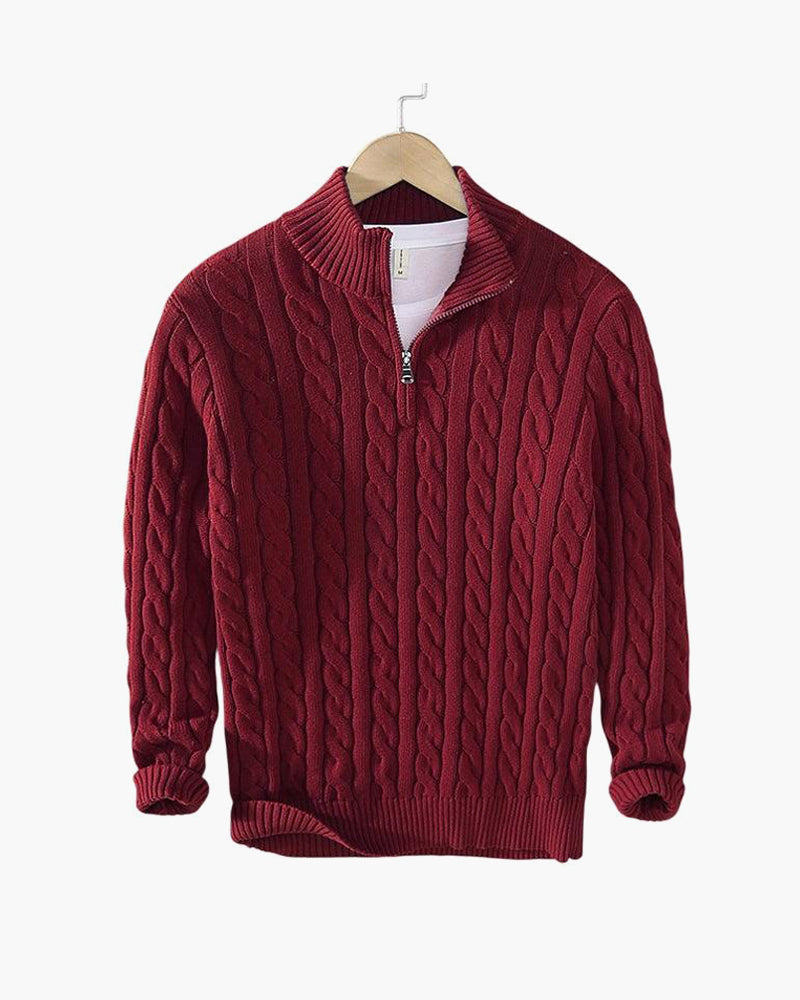 Alpine |  Half Zip Cable Jumper