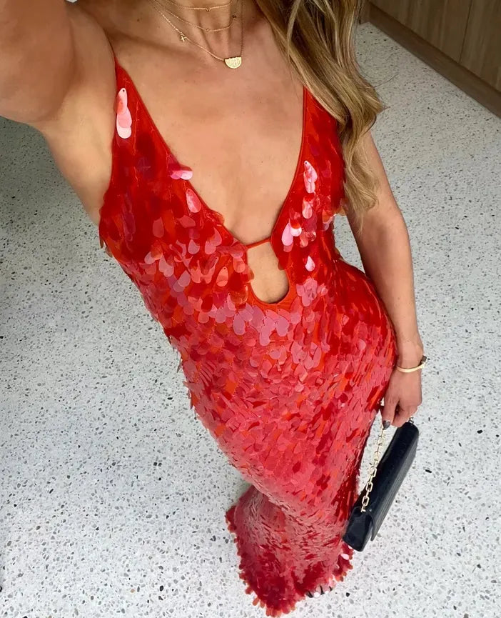 Lumina | Sparkling Mermaid Maxi Dress