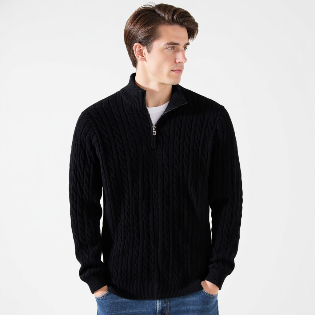 Alpine |  Half Zip Cable Jumper