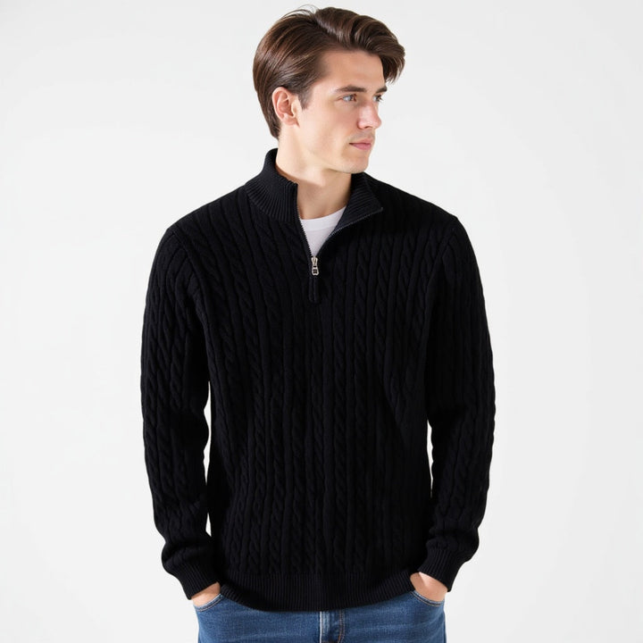 Alpine |  Half Zip Cable Jumper