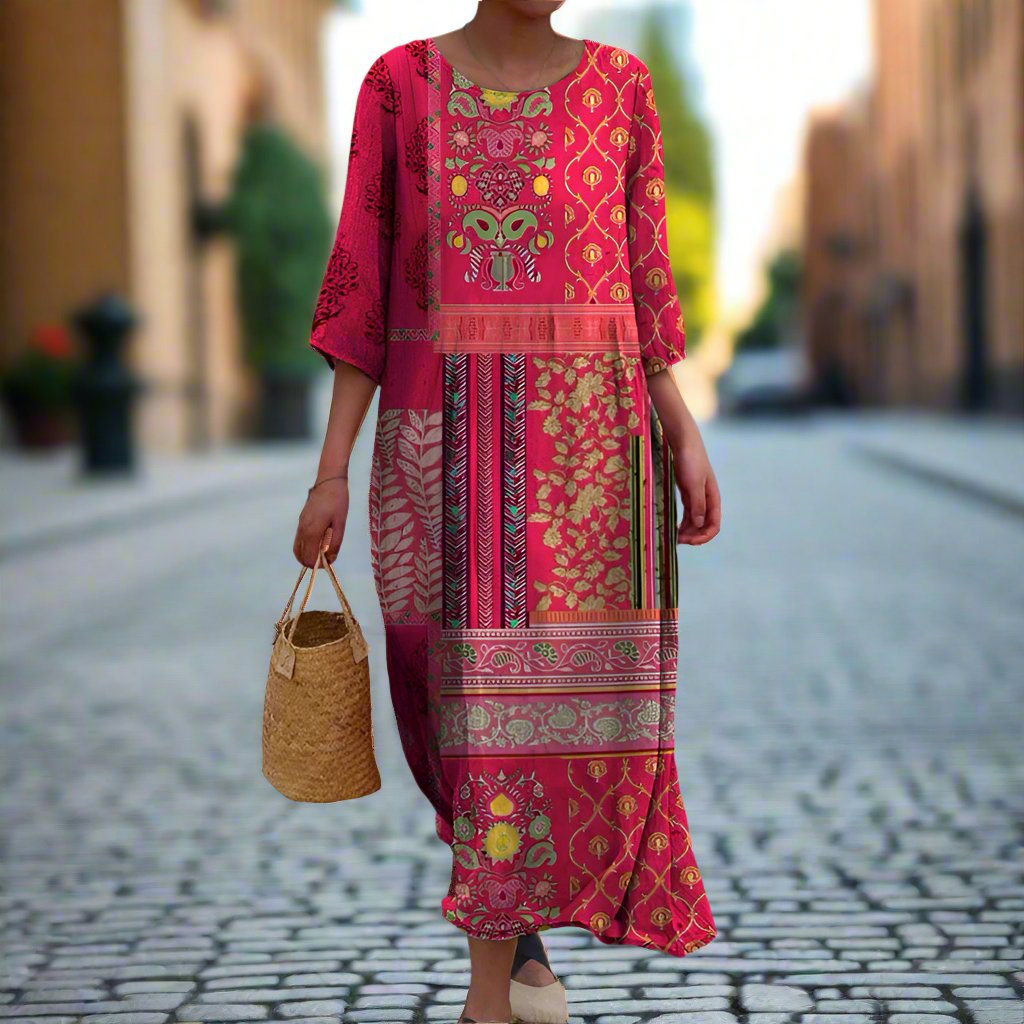 Zara | Flowy Ethnic Dress