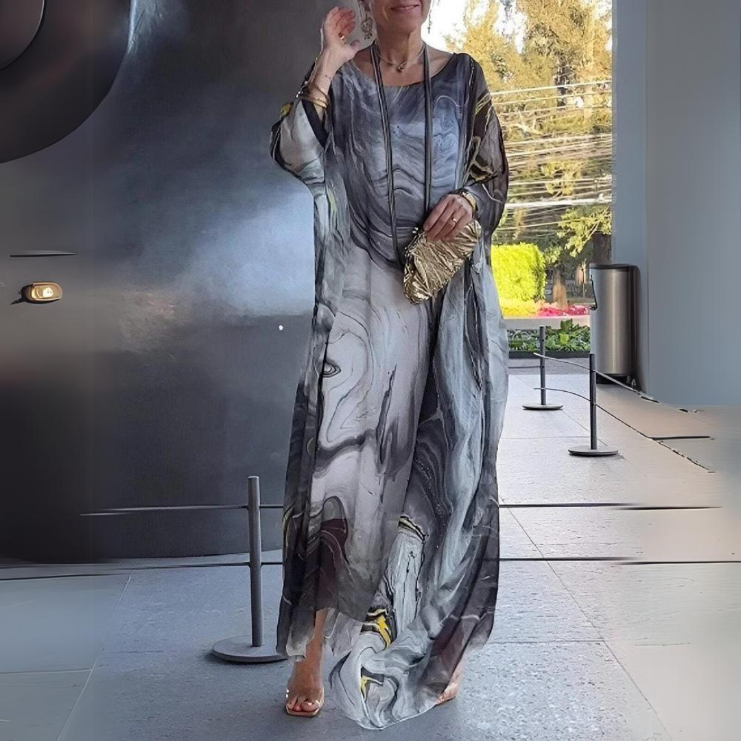 Elina | Radiance Silk Chiffon Dress