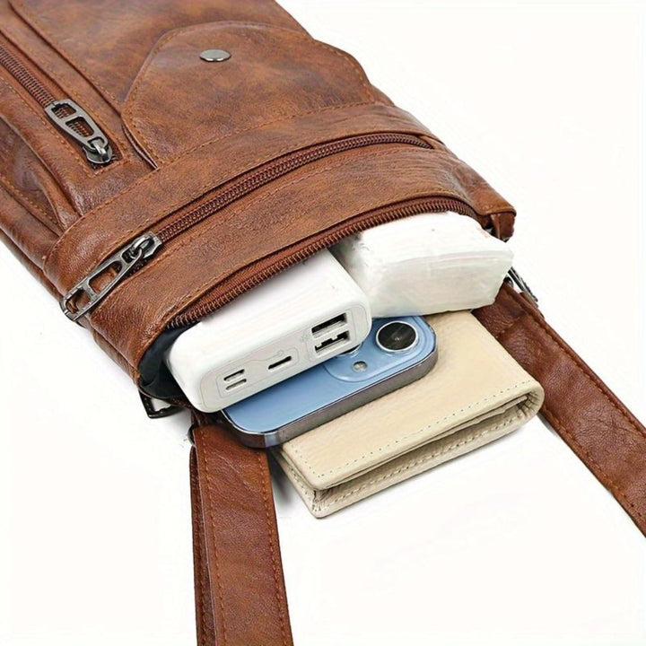 Lisa | Vintage Compact Crossbody Bag