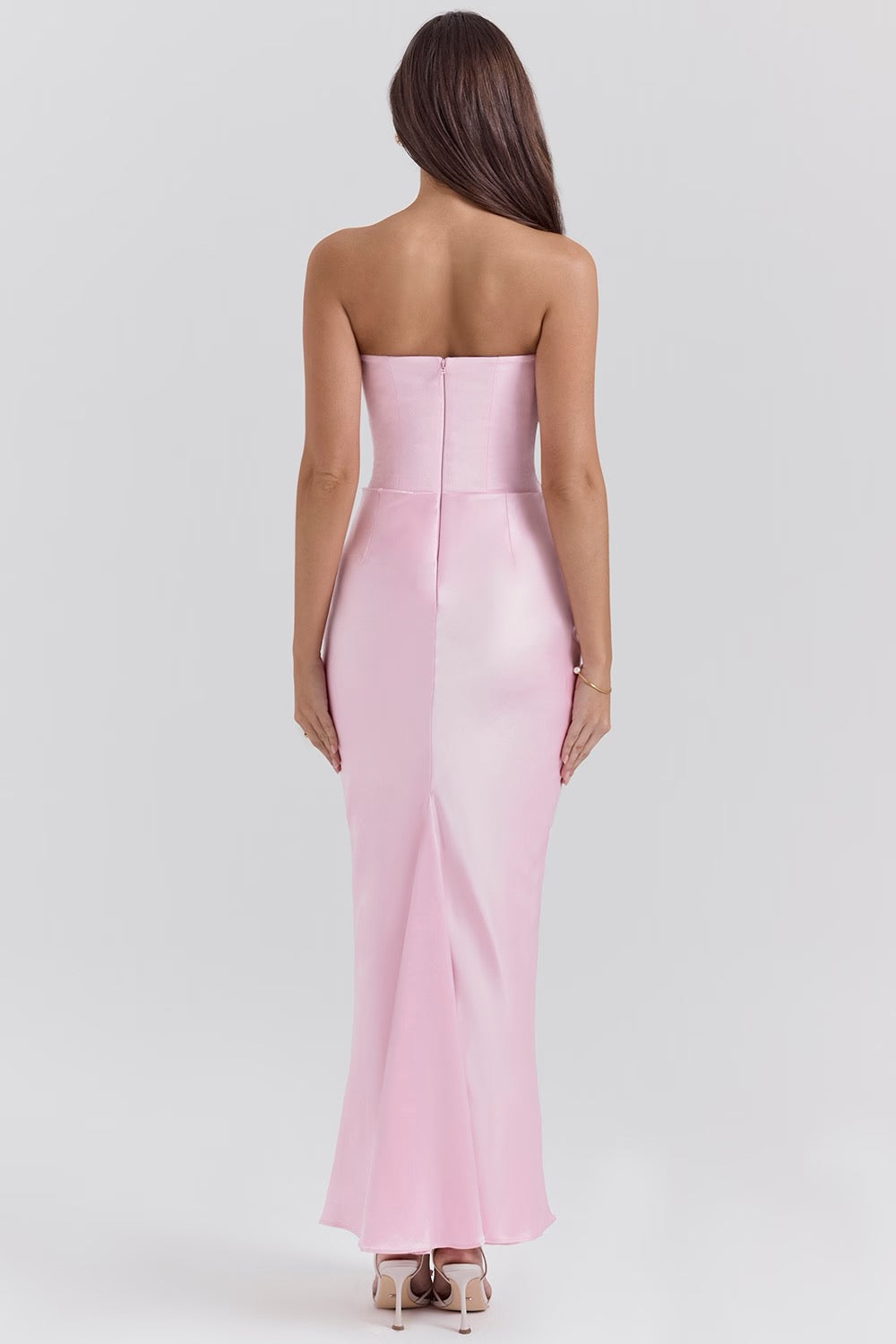 Vivian | Elegant Strapless Maxi Dress