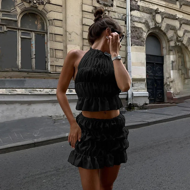 Mila | Polished Backless Two-Piece Set